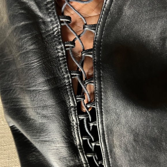 🖤GENUINE LEATHER LACE-UP PANTS🖤 - Picture 3 of 14